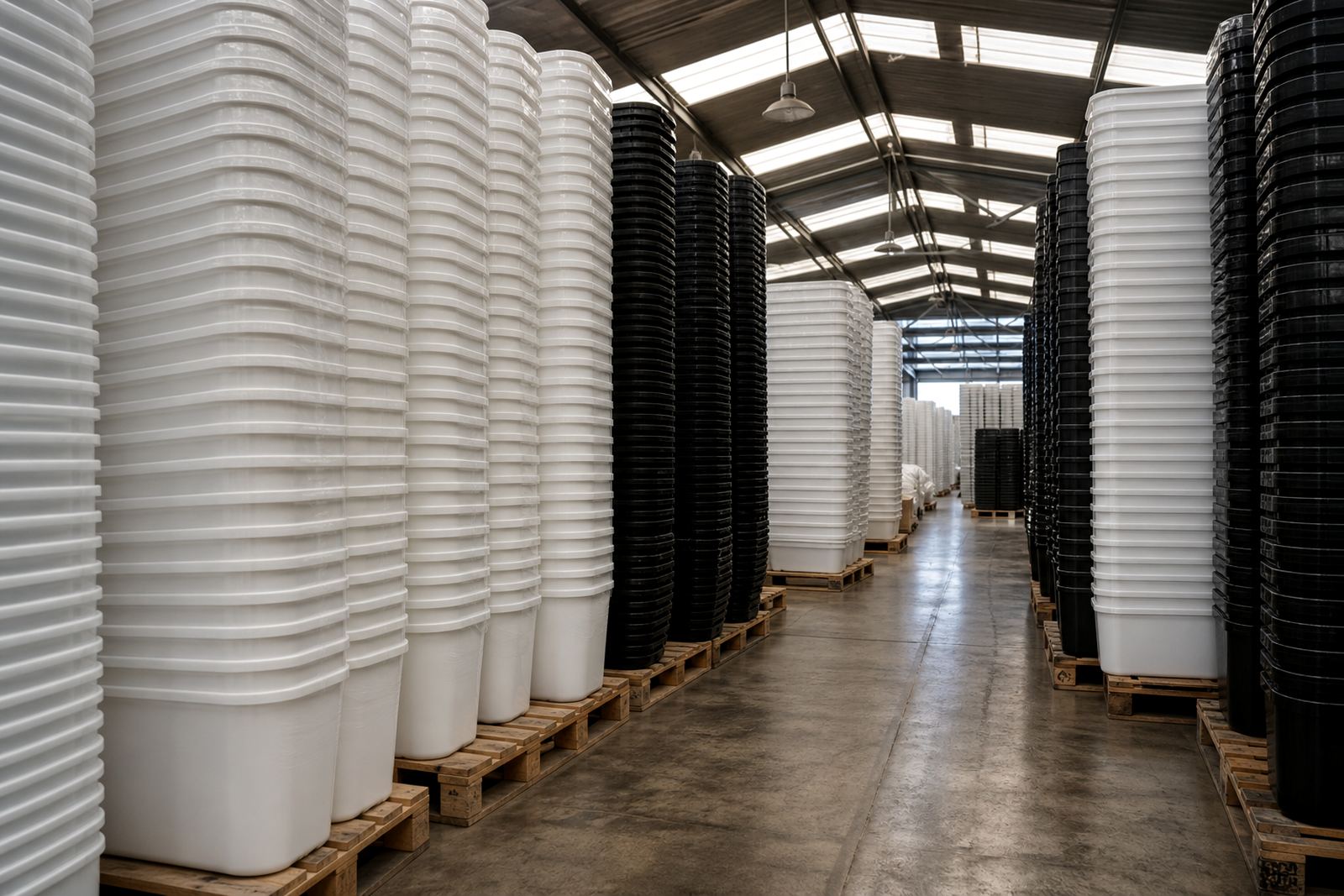 Stacking Empty Tubs